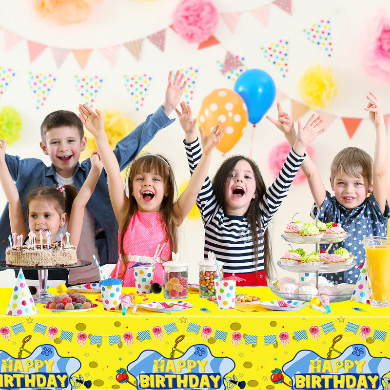 Articles de fête d'anniversaire SpongeBob - Nappe SpongeBob