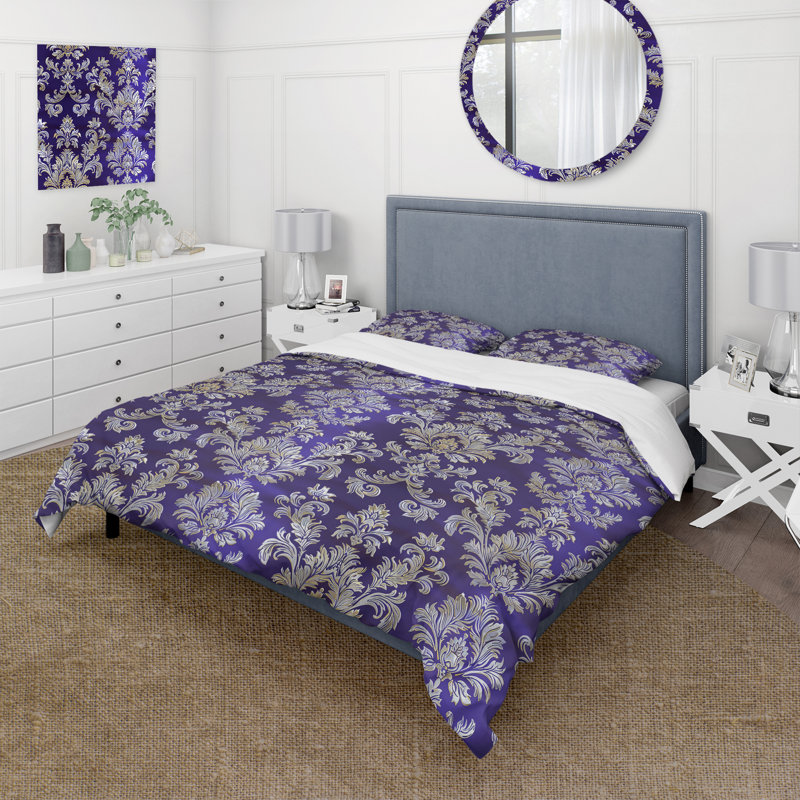 Ensemble de housse de couette Traditional, Housse de couette simple et deux taies décorative