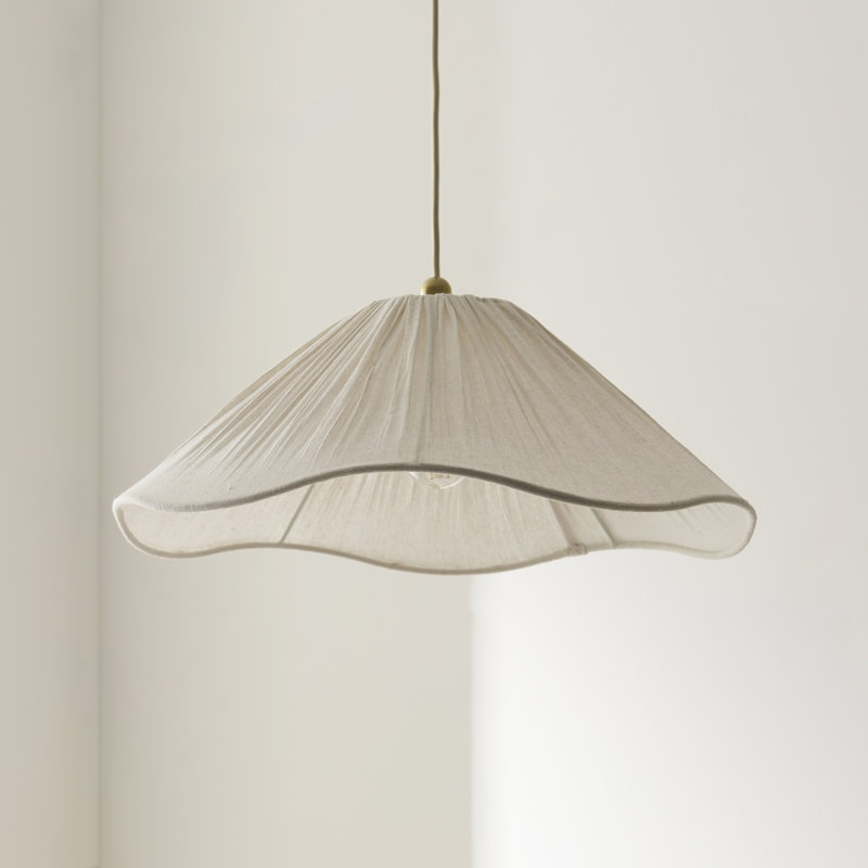 1 Brushed Brass Pendant