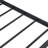 Black Twin Size Heavy Duty Metal Bed Frame With Easy - To Do Assembly, Noise Performance, High Strength Static Support, Even Mattress Support From Steel Slats, Storage Beneath Bed, And Connection-1577929982