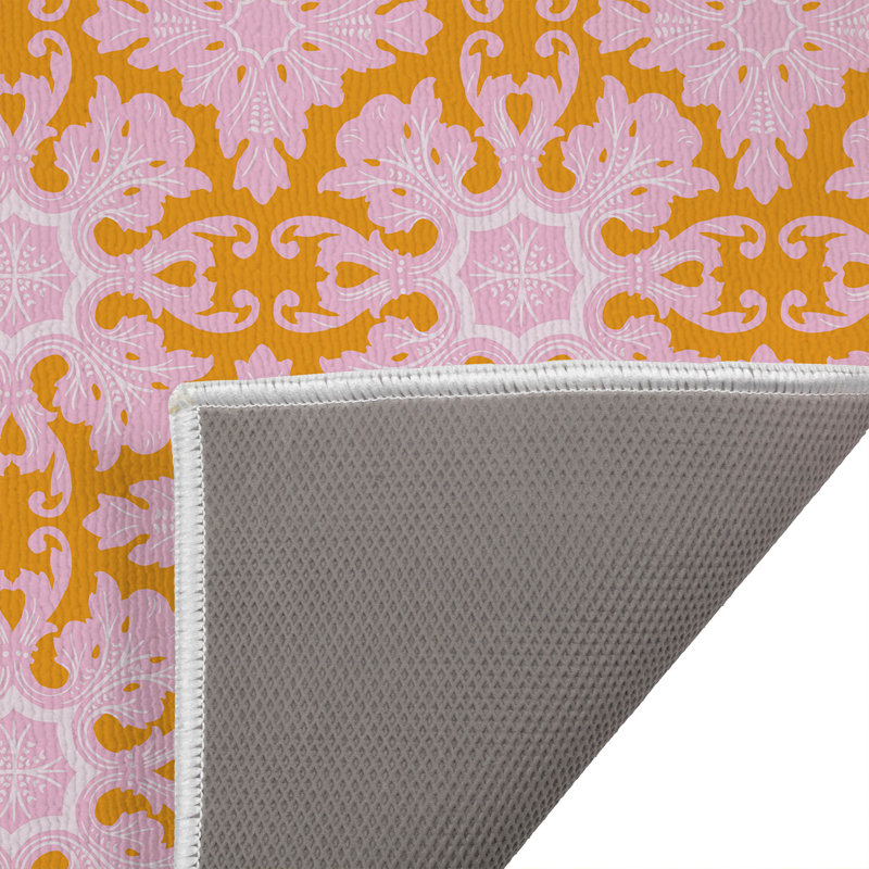 Paillasson Damask, L 21 po x L 34 po, Orange