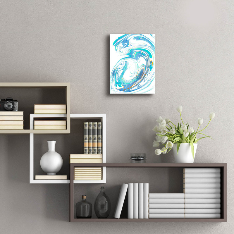  «Galaxie 2» par Alicia Longley, art mural en verre acrylique, 12 po x 16 po