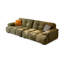 Canapé modulaire en chenille vert-463480275