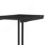 Table d'appoint avec panier de rangement et support pour ordinateur portable – aspect bois – gris-2007158159