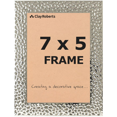 Silver Embossed Picture Frame