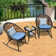 Bayou Breeze Baum Steel Outdoor Rocker Chair & Reviews | Wayfair