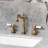 Kingston Brass Bel-Air Two-Handle 3-Hole Deck Mount Widespread Bathroom Faucet with Pop-Up Drain-110561897