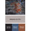 Tapis bleu / orange / noir Brussels-39378856