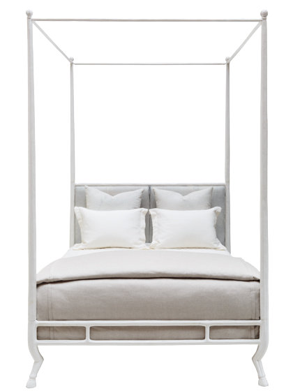 Faline Upholstered Canopy Bed, King