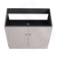 Meuble-lavabo autoportant 36 po et 2 portes d'armoire à fermeture en douceur (emballage KD) - sans le lavabo-111882626-111882624