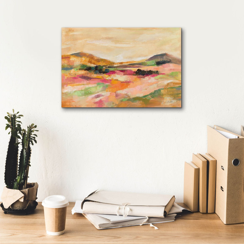  «California Bloom» par Silvia Vassileva, art mural sur toile, 18 po x 12 po, H 12 po x l 18 po