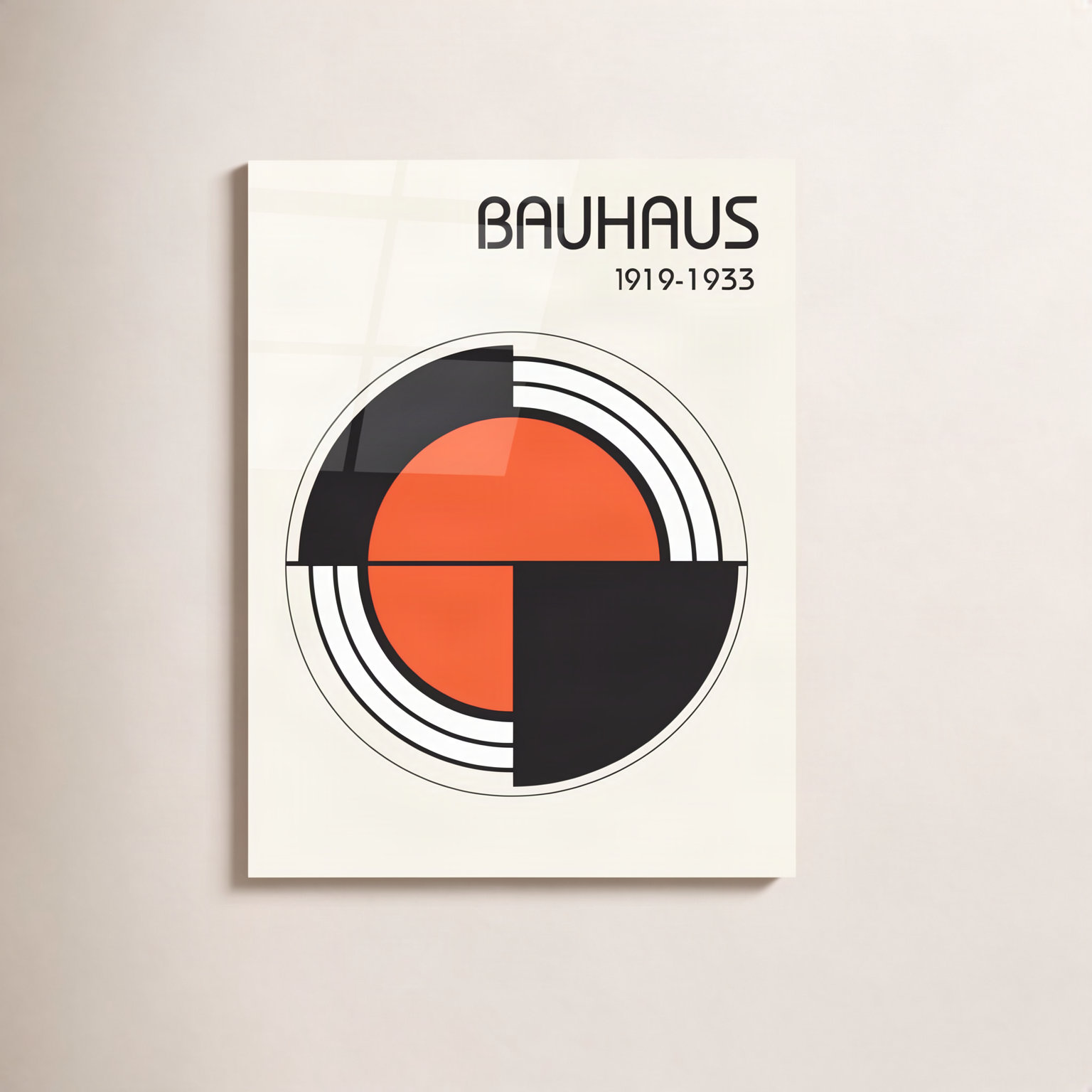 Bauhaus 1 Print by Design Fabrikken, 24" H x 16" W x 0.2" D