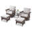 Malaree Wicker 2 - Person Patio Conversation Set with Cushions-1422536960