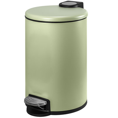 Poubelle à pédale ronde à fermeture douce de qualité supérieure de 3,2 gallons Acento