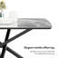 Atherton Metal Base Dining Table
