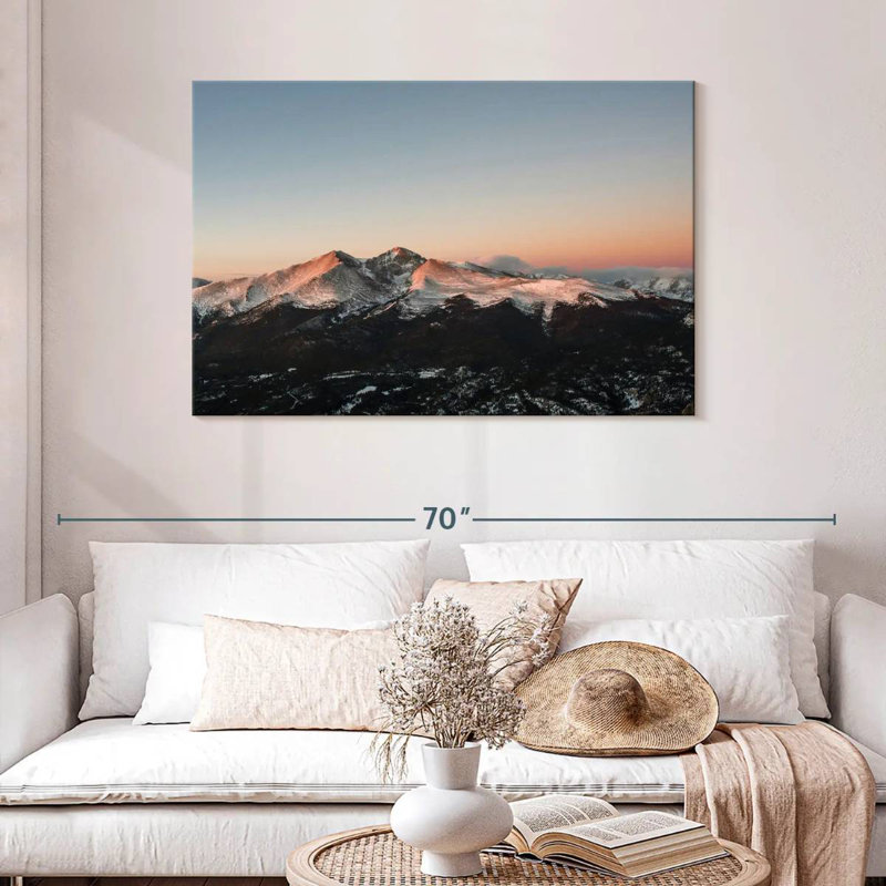 Alvord Longs Peak Mountain Sunrise, H 30 po x l 45 po