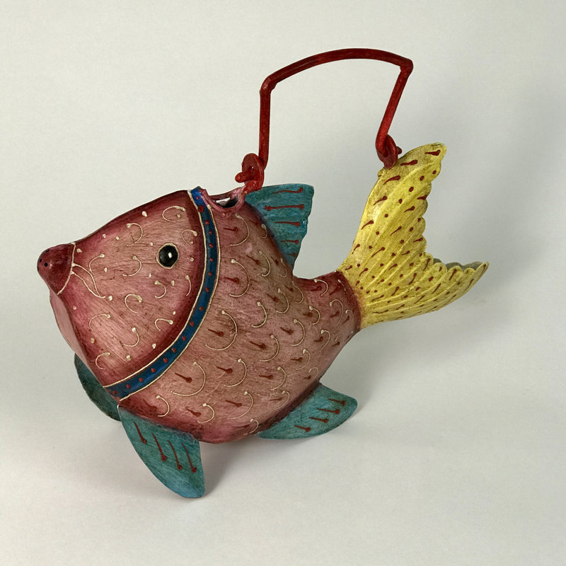 Vase de table un poisson rouge Arvizu