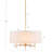 5-Light Drum Shade Adjustable Chandelier, Modern Chandelier, Foyer Chandelier-413751089