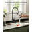 Kitchen Sink Faucet With Pull Down Sprayer, Stainless Steel Commercial Single Handle Classic Spring Pull Out Sink Faucet For Farmhouse Camper Laundry Utility Room