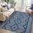 Machine Washable Area Rugs, Modern Geometric Area Rugs with Non-Slip Backing, Stain-Resistant Low Pile Carpet, Contemporary Accent Rugs for Living Room, Bedroom-1523133563