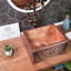 World Menagerie 203.2mm W Single Bowl Copper Kitchen Sink