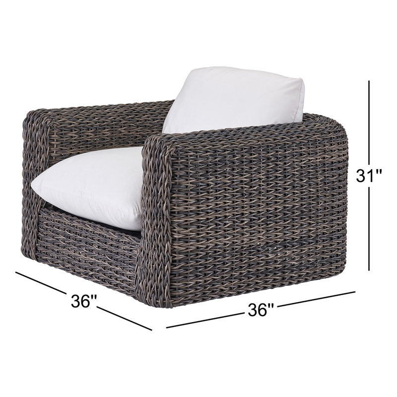 Chaise longue pivotante avec coussins Gazala Montauk