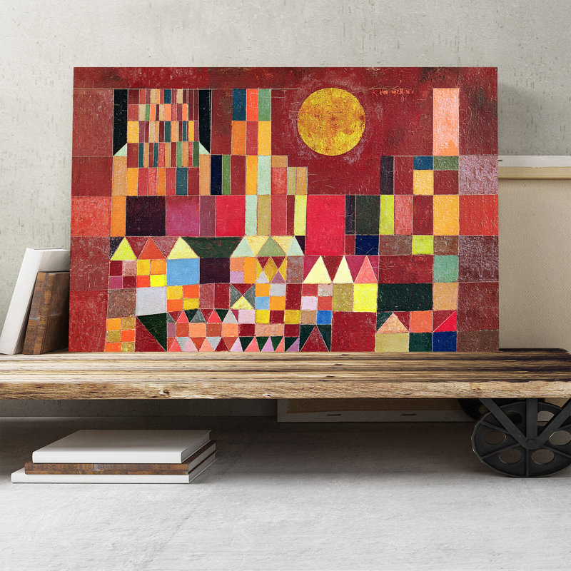 Paul Klee - Wrapped Canvas Painting, 35cm H x 50cm W