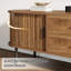 70" Mid-century Modern Low Console Cabinet-2065340997