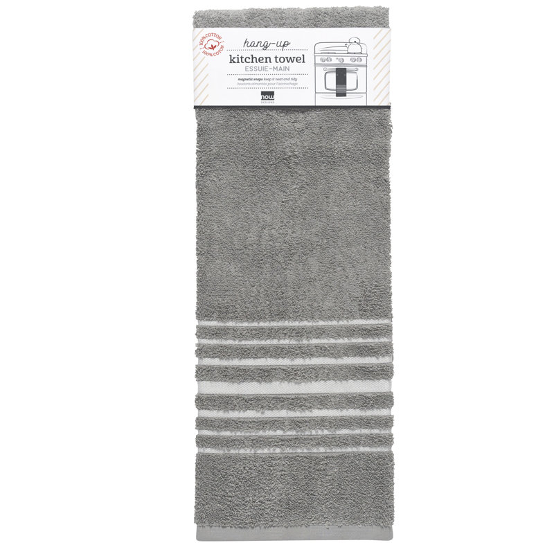 Serviette de thé suspendue, Gris