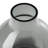 Aquista 5" Hand Blown Art Glass Gray Table Vase-934175659