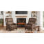 Fauteuil inclinable en similicuir pour salon RV