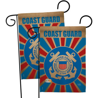Double Sided 18.5'' H x 13'' W Polyester Independence Day Garden Flag