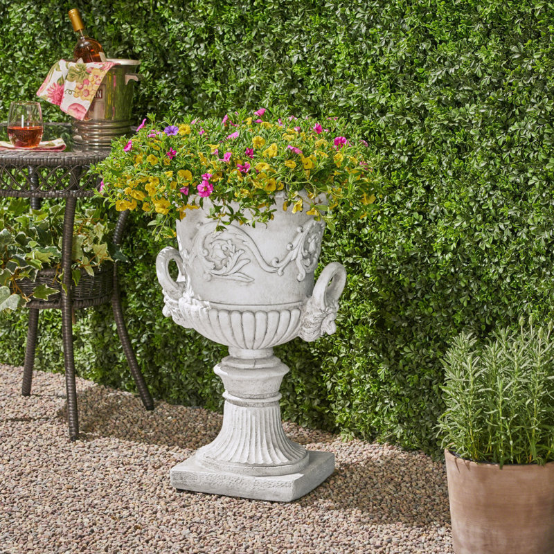 Pot à fleurs Mgo, Blanc antique