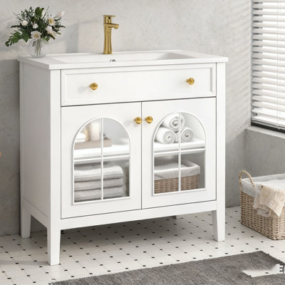 35.6" Bathroom Cabinet