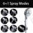 10'' Shower Head With Handheld, 20 Stage Filtered Shower Head,  6 Spray Settings Handheld Shower Head High Pressure Rainfall Filter Combo With 12'' Adjustable Extension Arm, 71'' Shower Hose-124817776