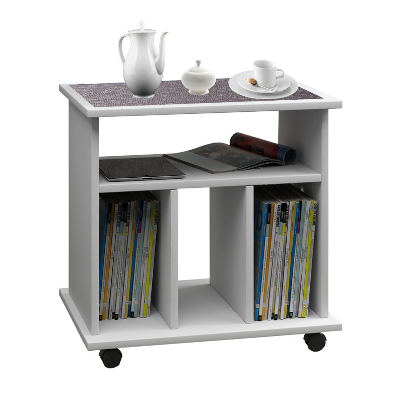 Deveraux End Table, White