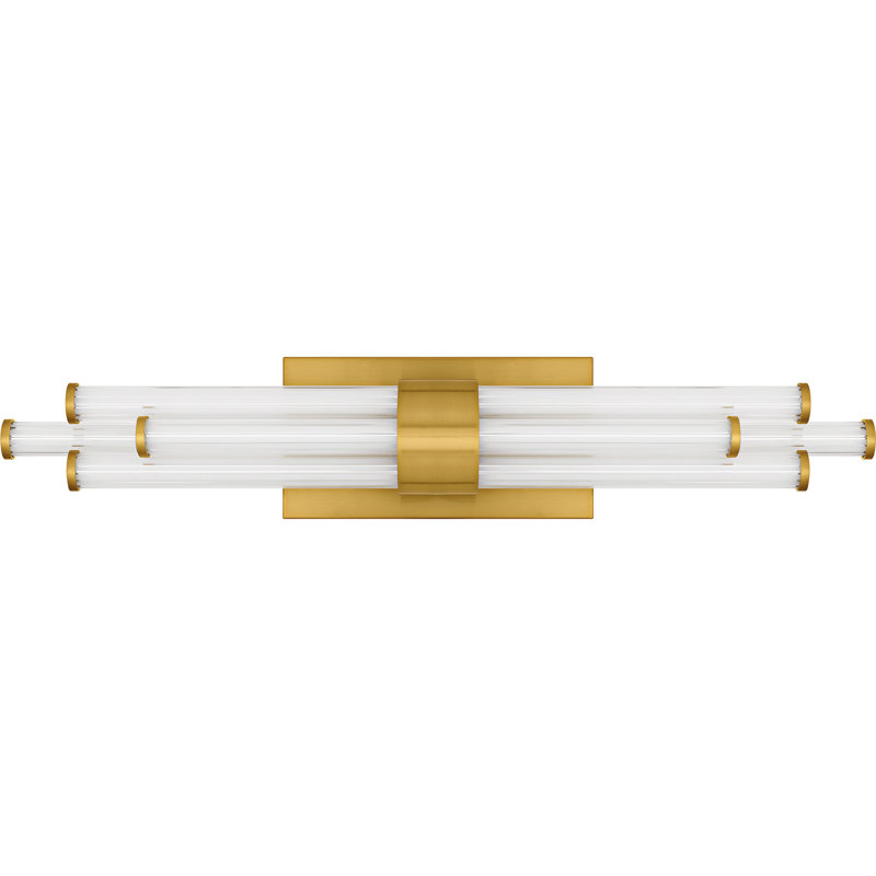Alarcon Integrated LED   Bath Light With CCT Switch, Brushed Gold