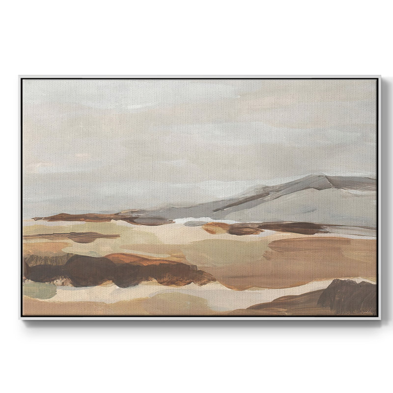 Dusky Mountain I, reproduction d'art sur toile, H 27 po x l 41 po x P 2 po, Cadre blanc