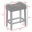 Ensemble de table de bar industriel avec prise de courant, chaises confortables et design durable pour les espaces de vie modernes