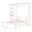 Lit escamotable avec tablettes Mcfeeters-1495896329-1495896330