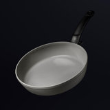 Fissler Ceratal Comfort Ceramic Non-Stick Frying Pan, Warm Grey