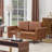 58.2''W  Faux Leather Living Room Loveseat-87210655