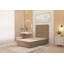 Asterin Divan Bed Base with 54" Floor Standing Headboard Plush Velvet-902508439-901826482-902508419
