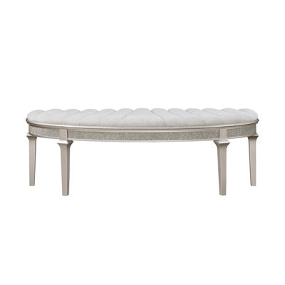 Kavona Polyester Blend Upholstered Bench