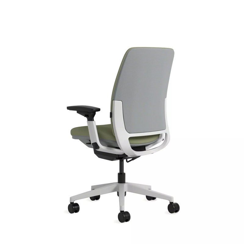 Steelcase Amia Ergonomic Task Chair, Carpet, Seagull, Olivine