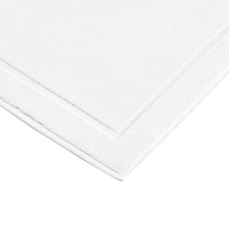 Tapis pour salle de bain Hawmam, Blanc