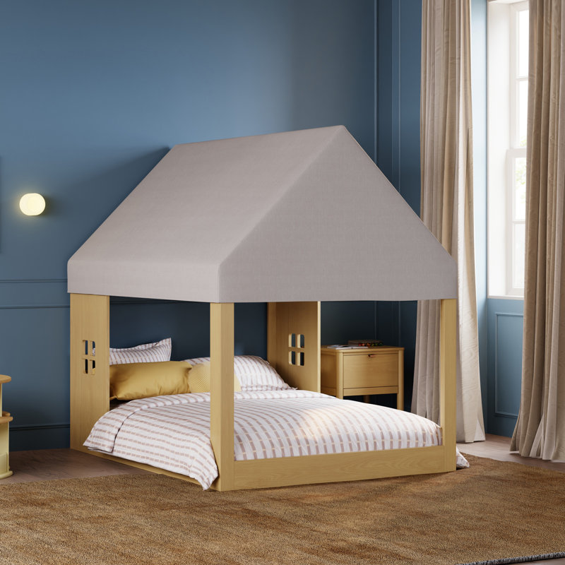 Uchi Montessori-Inspired House Full Bed, Honey, Full