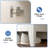 47.3" W 5-Tier Shoe Cabinet With 360°Rotating Shoe Rack And Adjustable Shelves, Freestanding Shoe Storage Cabinet-1207113066