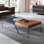 Simple creative solid wood coffee table