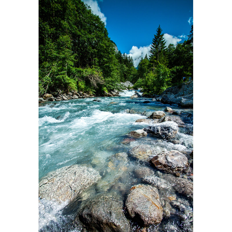 Stream Of The Mountains by Szwedowski - Wrapped Canvas Print, 122cm H x 81cm W